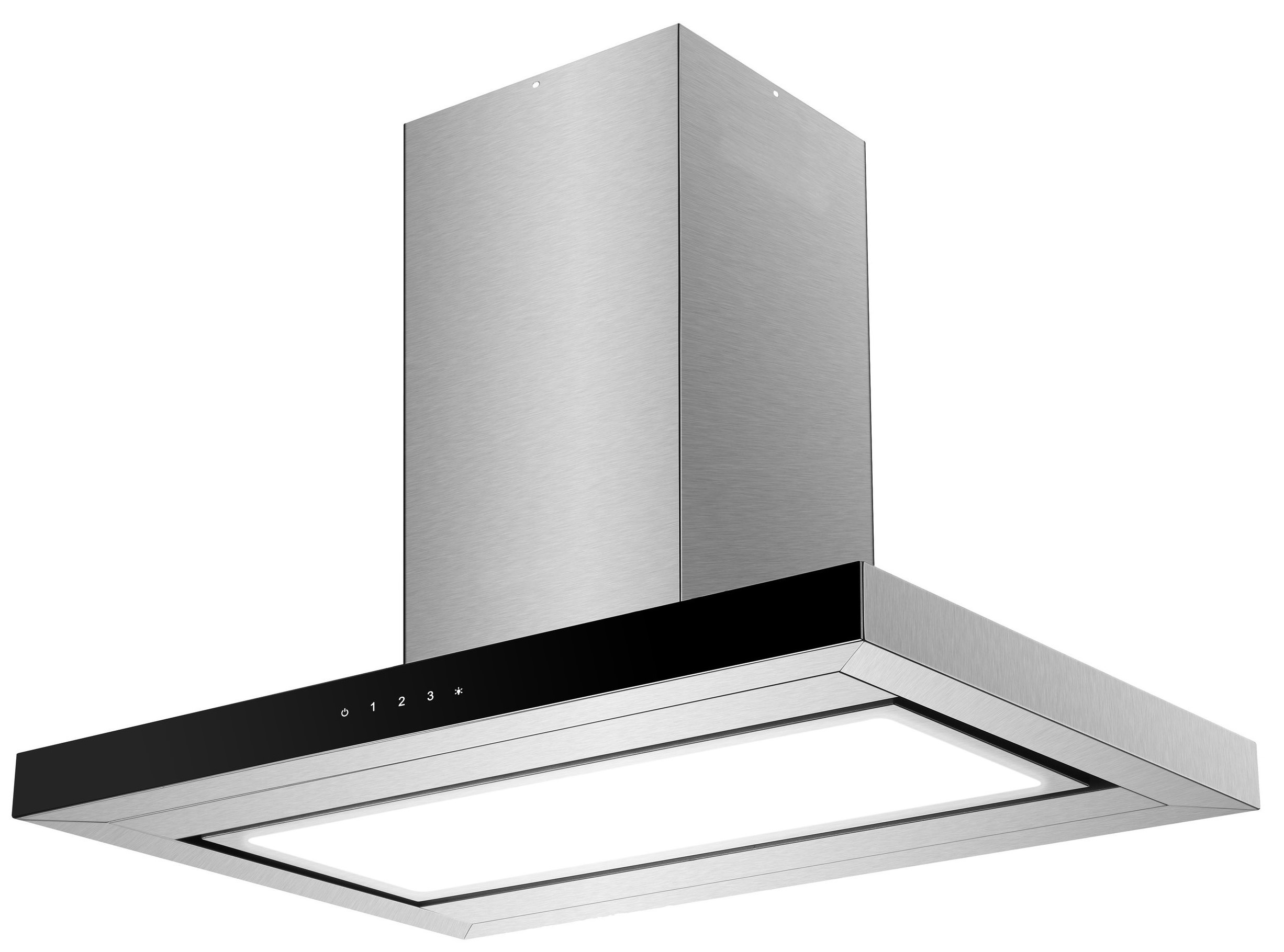 90cm Island Box Canopy Rangehood With Perimeter Extraction ARCIS90TPS